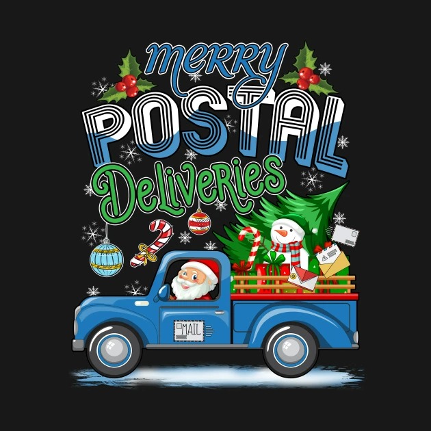 Merry Postal Deliveries Christmas For Postal Worker Sweater