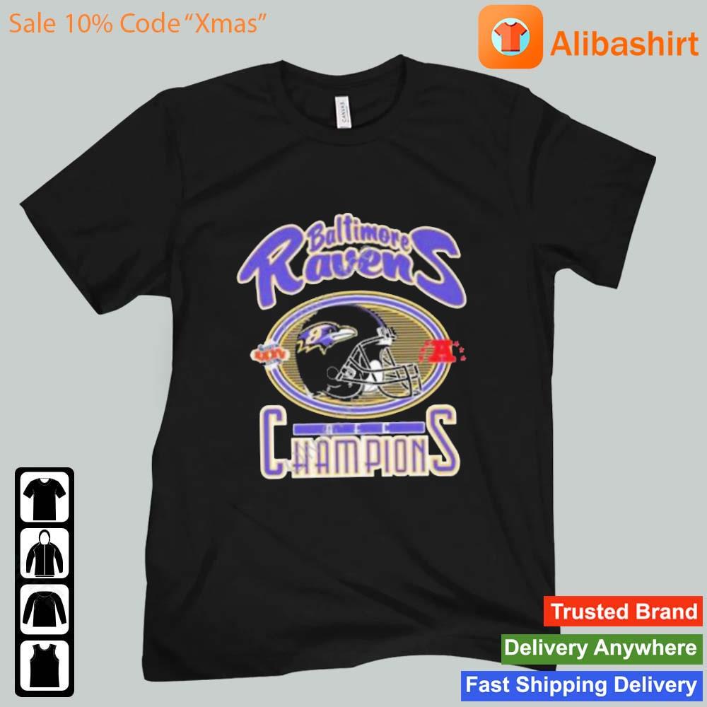 Baltimore Ravens AFC Champions 2022 shirt