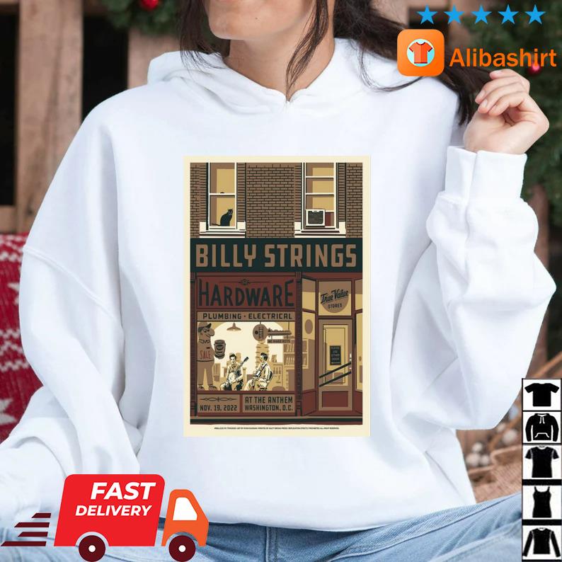 Billy Strings Nov 19 2022 The Anthem Washington DC Tour 2022 Shirt