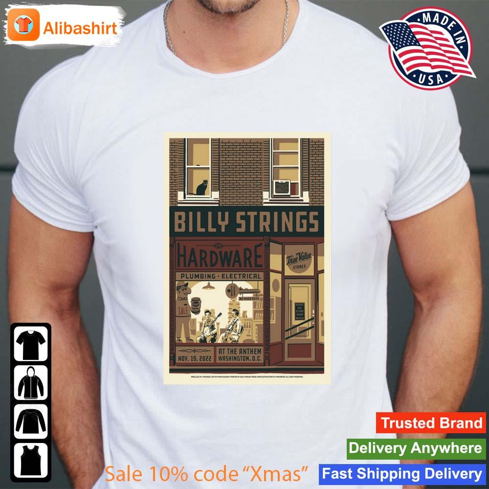 Billy Strings Nov 19 2022 The Anthem Washington DC Tour 2022 Shirt Shirt
