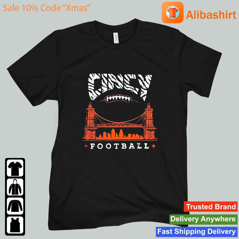 Cincinnati Cincy Football Bridge Shirt