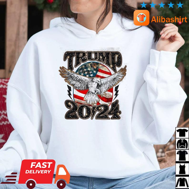 Eagle Trump 2024 USA Flag Vintage Shirt