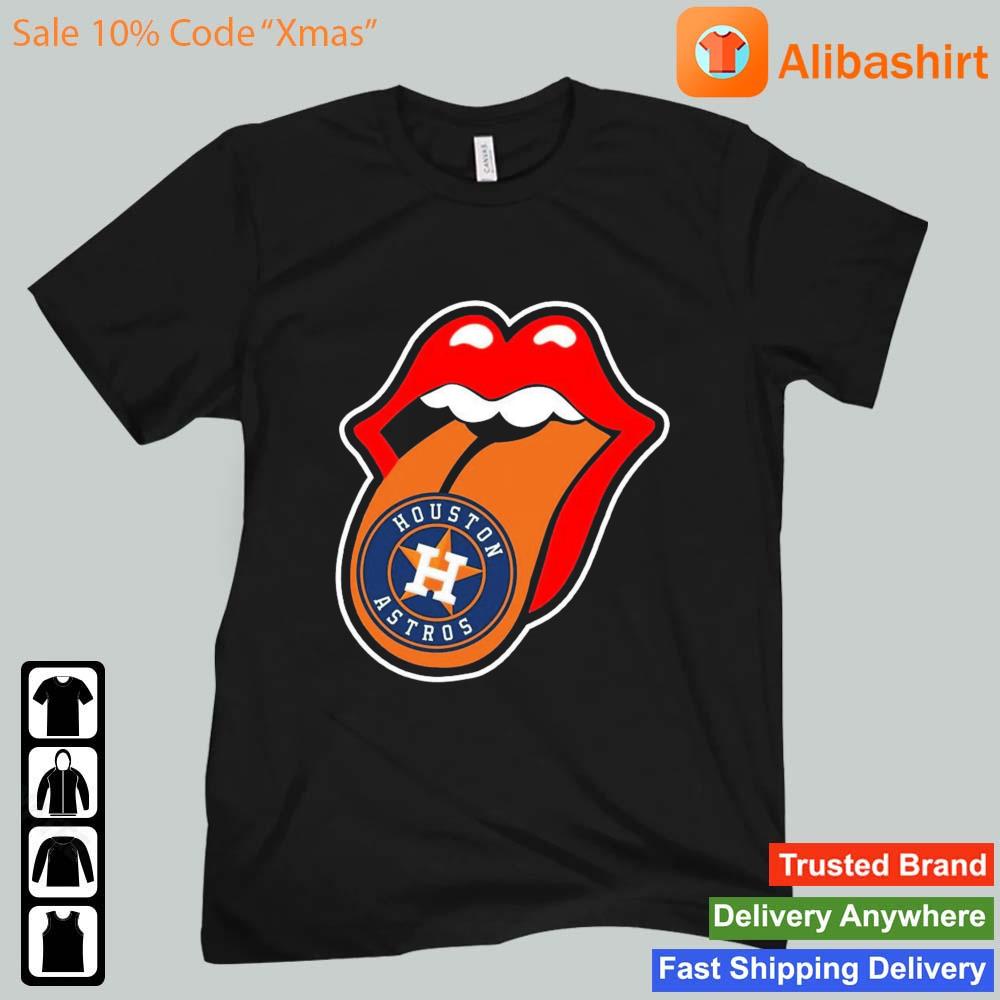 Houston Astros The Rolling Stones Logo Shirt