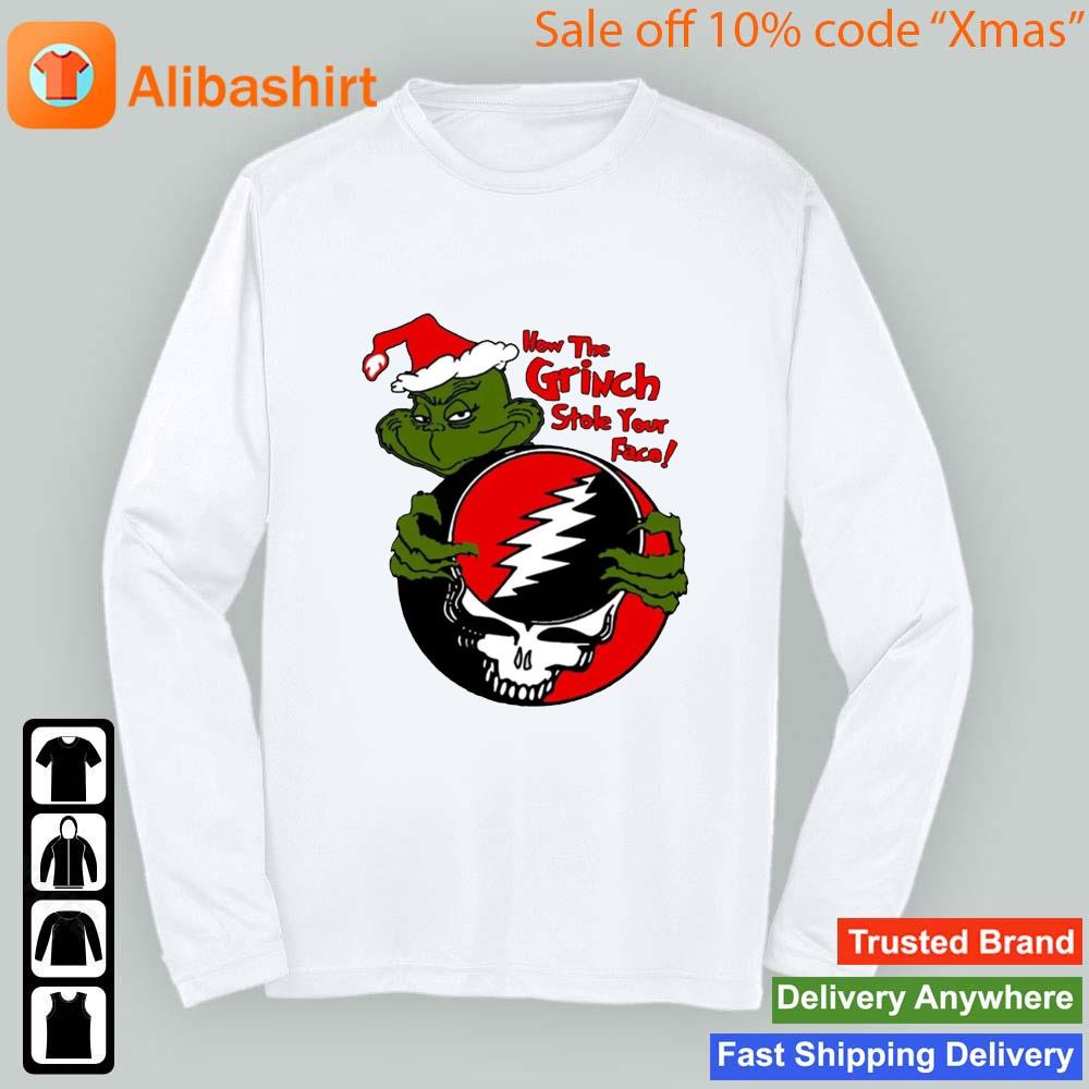 How The Grinch Stole Your Face Dead Christmas Family Party Sweater Sweashirt