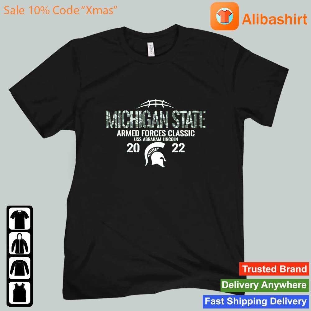 Michigan State Spartans 2022 Armed Forces Classic Shirt