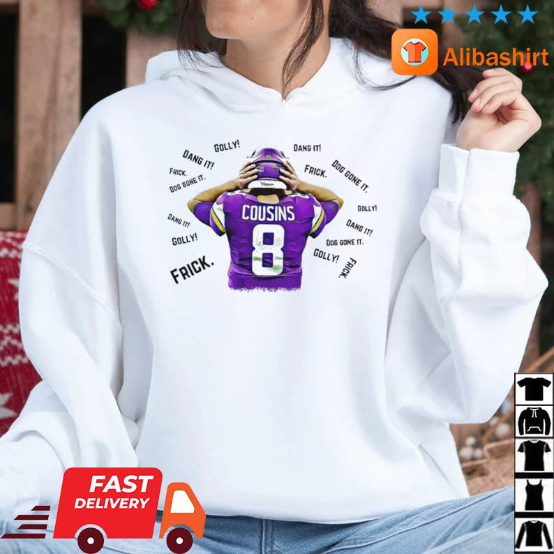 Kirk Cousins 8 Minnesota Vikings player football poster shirt, hoodie,  sweater, long sleeve and tank top