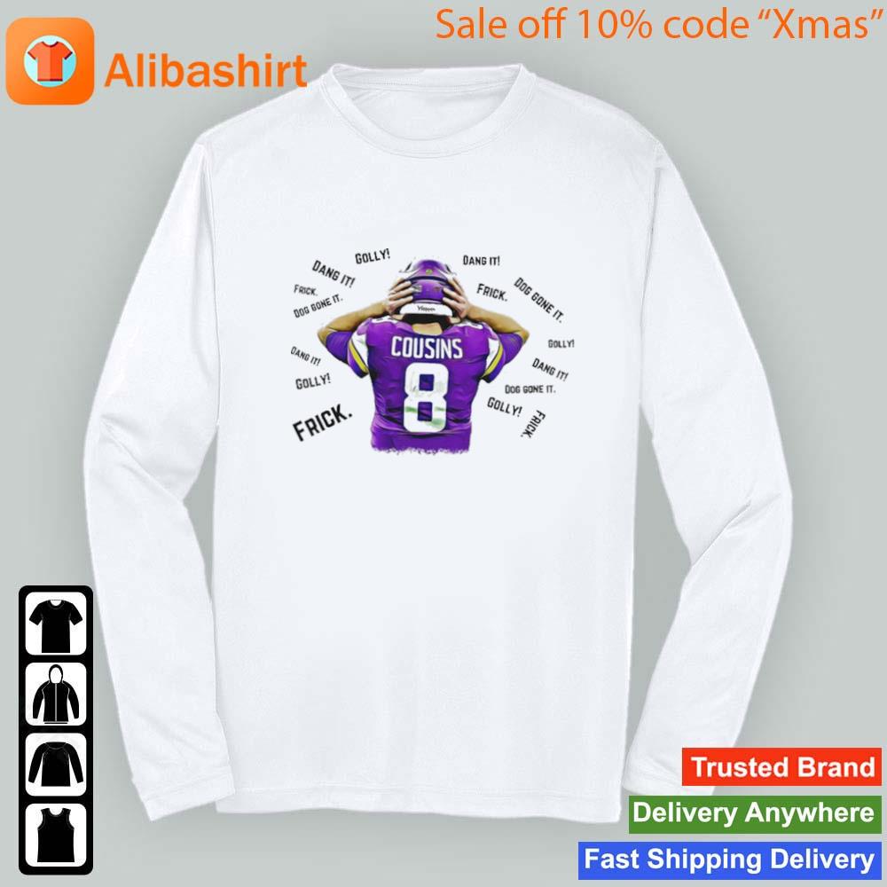 Kirk Cousins 8 Minnesota Vikings football player poster shirt, hoodie,  sweater, long sleeve and tank top