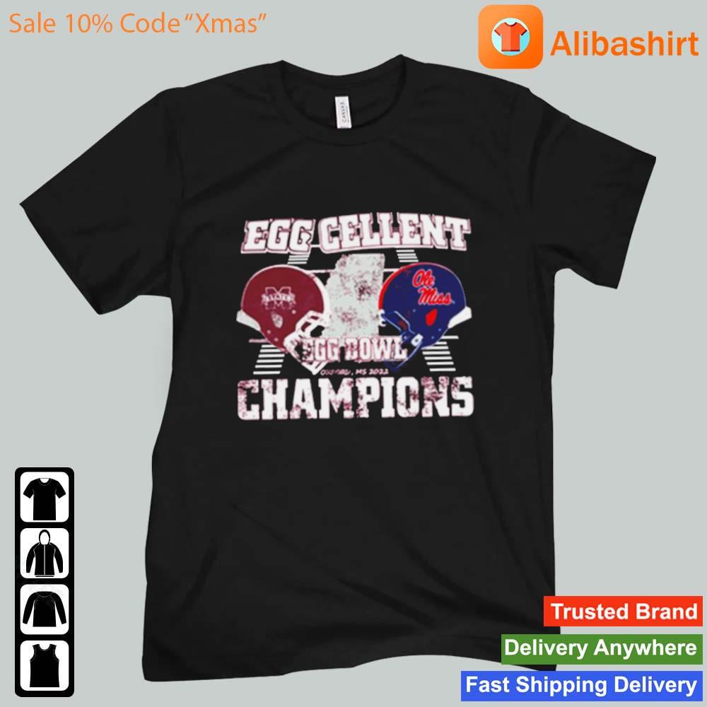 Mississippi State Bulldogs 2022 Egg Cellent Egg Bowl Champions Shirt