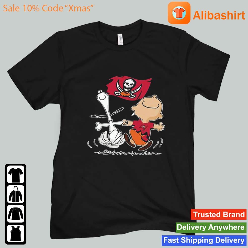 NFL Tampa Bay Buccaneers Charlie Brown Snoopy Dancing Shirt