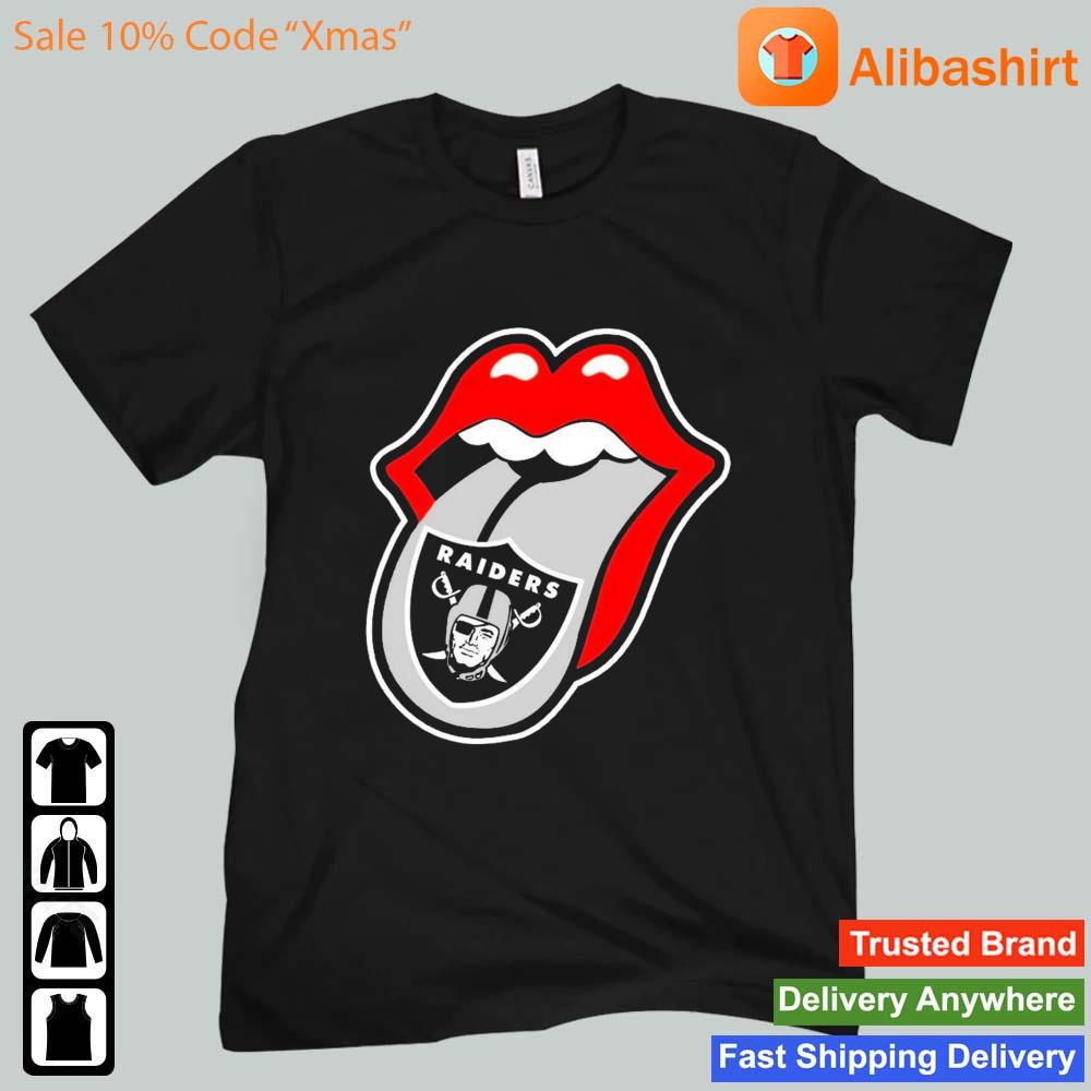 Oakland Raiders The Rolling Stones Logo Shirt