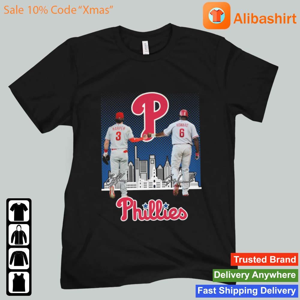 The Phillies Bryce Harper And Ryan Howard Signatures T-Shirt