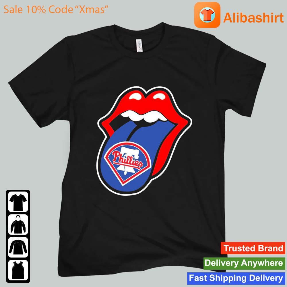 Philadelphia Phillies The Rolling Stones Logo Shirt