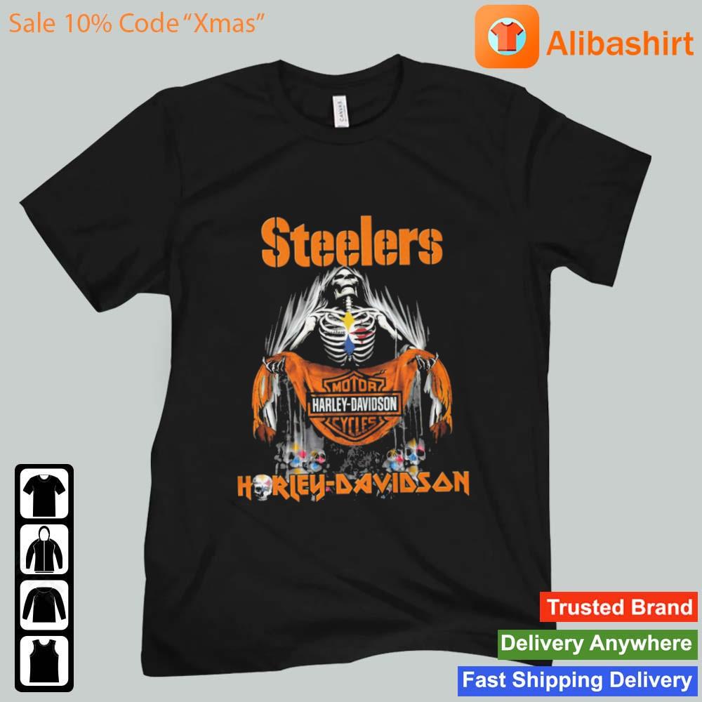 Pittsburgh Steelers Motor Harley-Davidson Cycles shirt