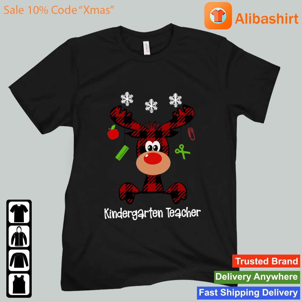 Reindeer Kindergarten Teacher Merry Christmas 2022 Sweatshirt