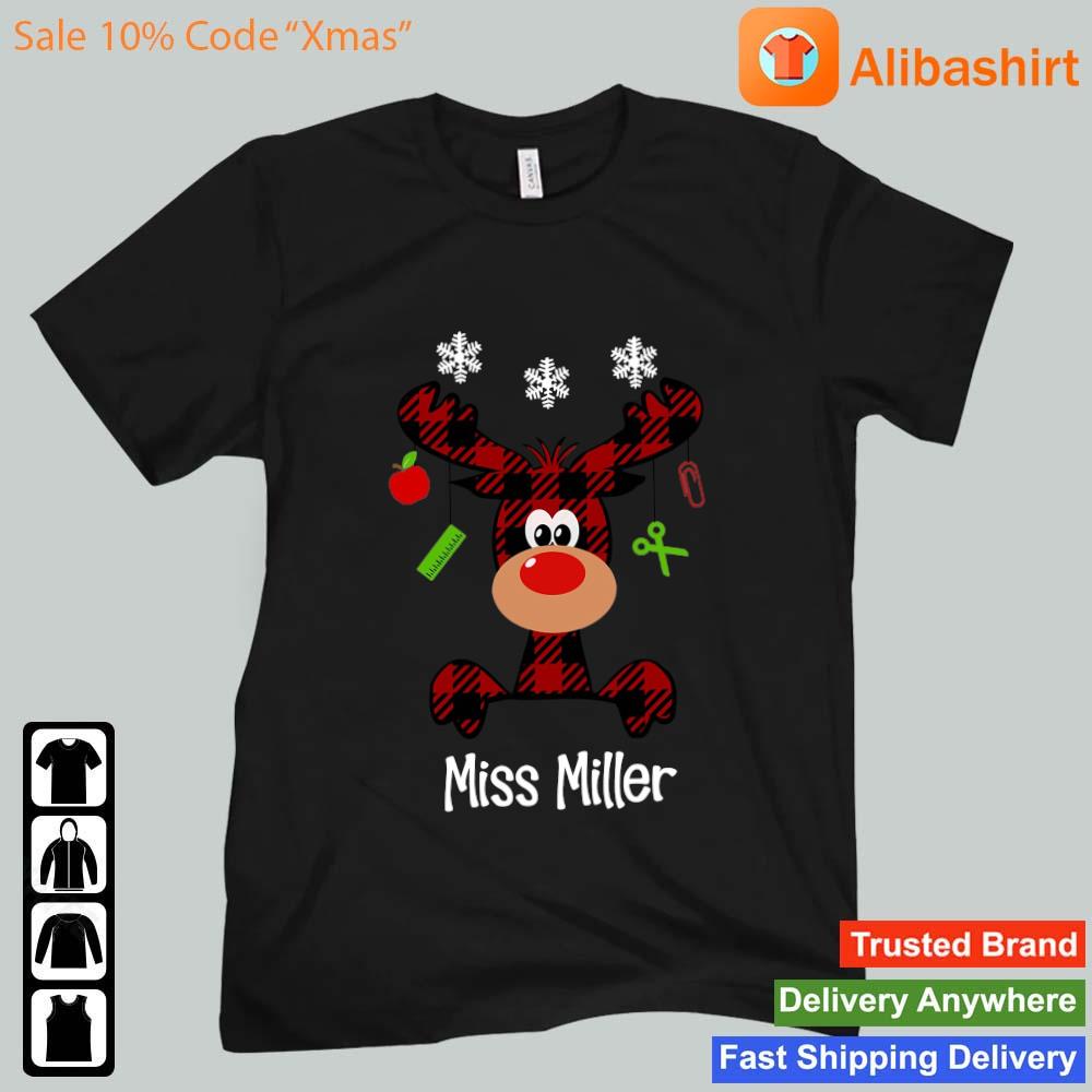 Reindeer Miss Miller Merry Christmas 2022 Sweatshirt