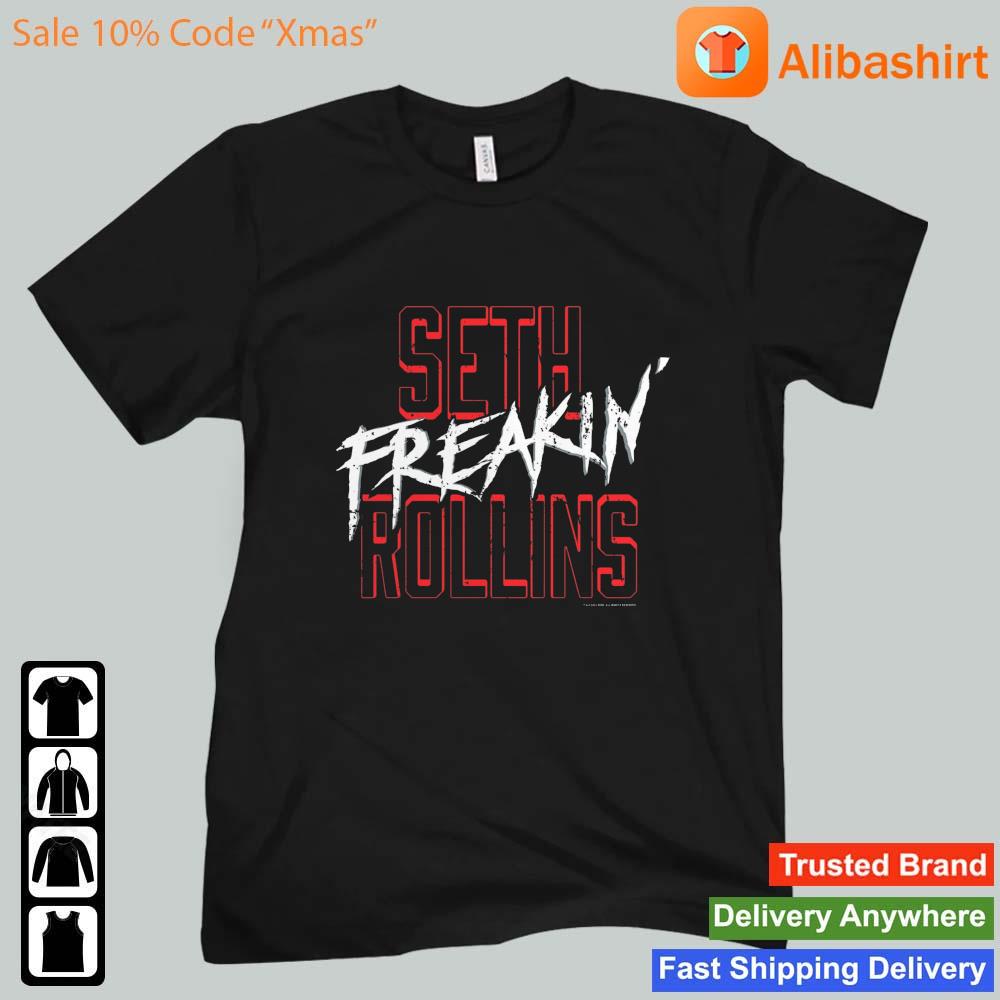 Seth Freakin' Rollins Red Text WWE Shirt