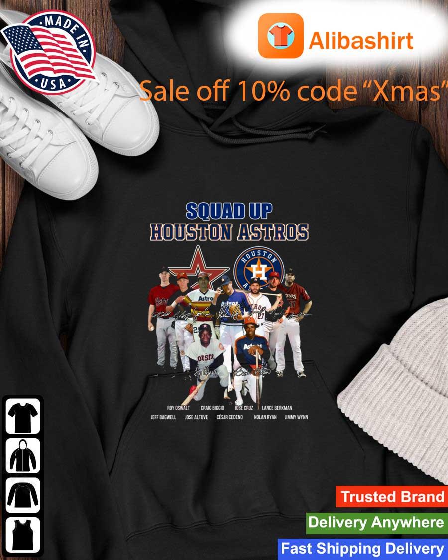 Squad Up Houston Astros Legend Signatures Shirt Hoodie