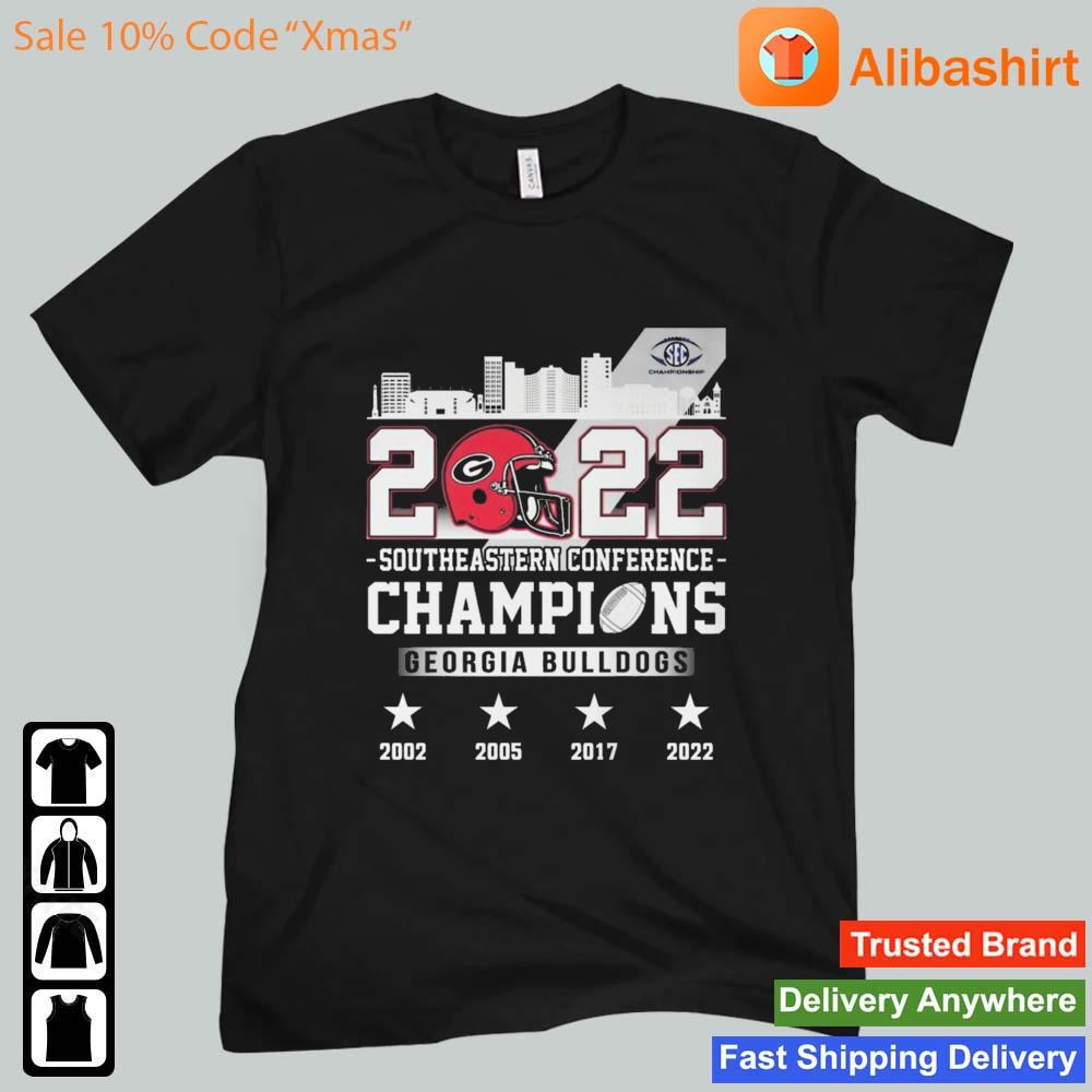 Georgia Bulldogs 2022 Southeastern Conference Champions 2002-2022 s Unisex t-shirt