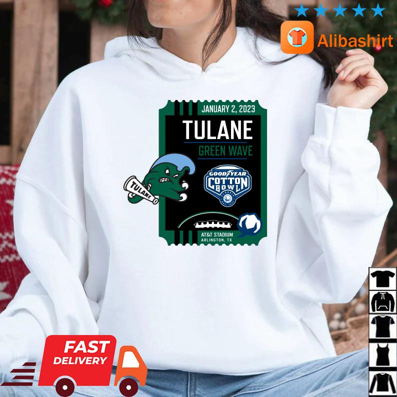 Tulane Green Wave 2023 Goodyear Cotton Bowl Arlington Shirt