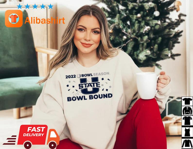 Utah State 2022 Bowl Season Bowl Bound Shirt Sweater trang