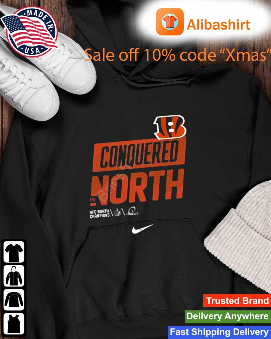 Cincinnati Bengals Conquered The North 2022 Afc Conquered North Champions  Sweatshirt, hoodie, sweater, long sleeve and tank top