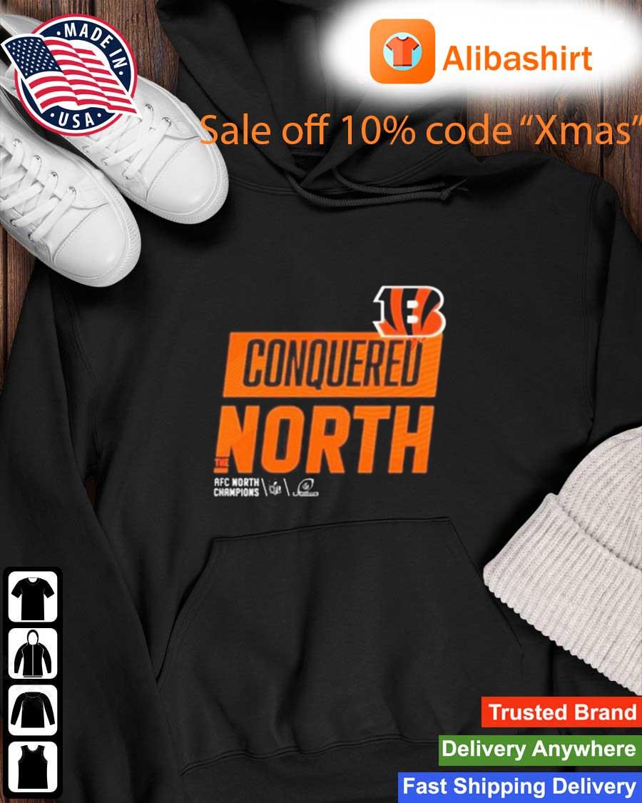 Cincinnati Bengals Conquered North Tee Shirt - Snowshirt