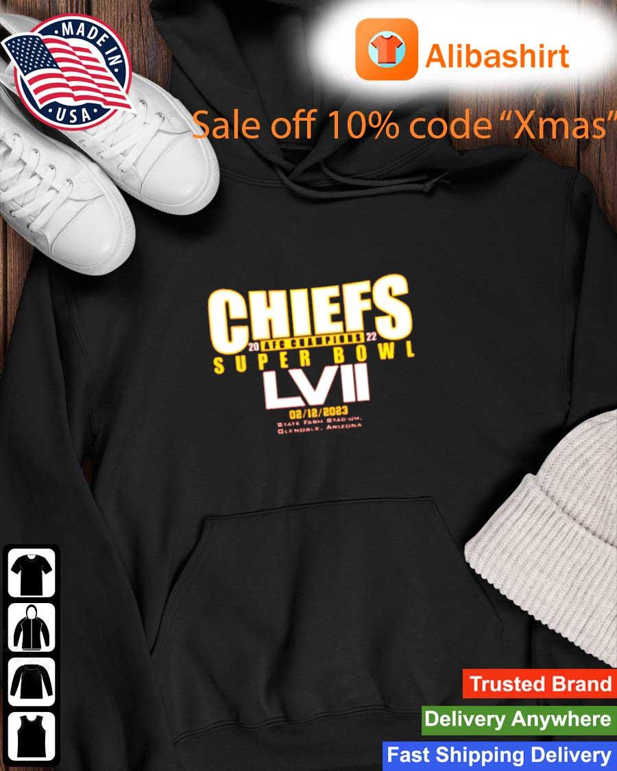 Nike Kansas City Chiefs 2022 AFC Champions Super Bowl LVII logo shirt,  hoodie, sweater, long sleeve and tank top