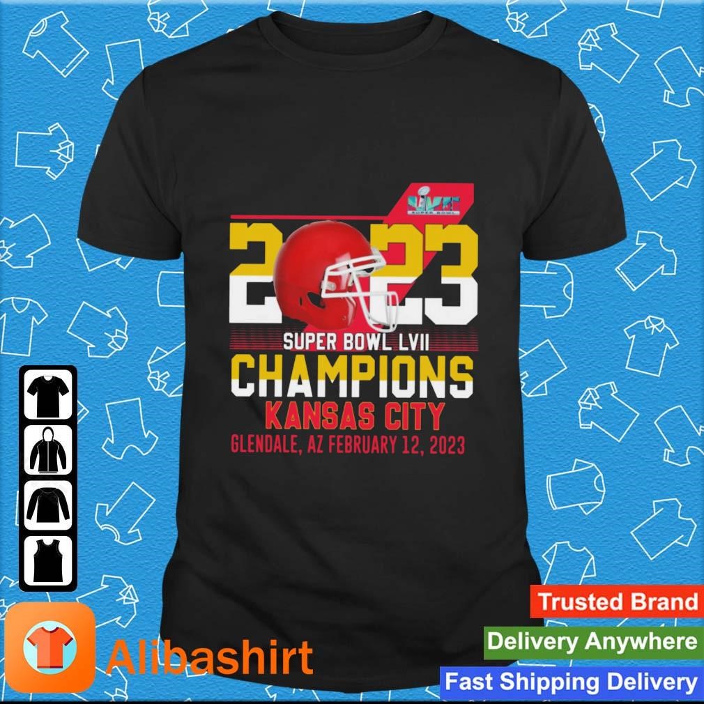 Funny kansas City Chiefs 2023 Super Bowl LVII Champions Glendale shirt