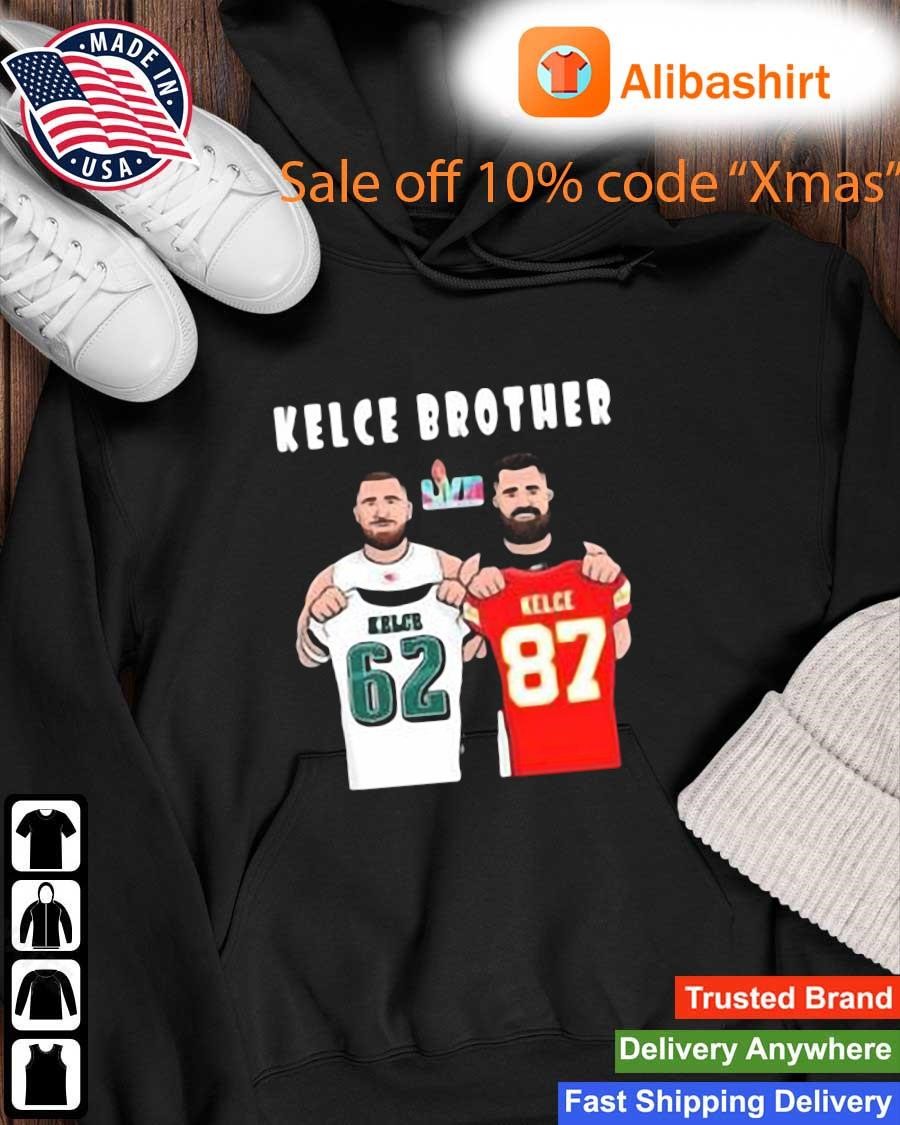 Kelce Brothers Jason Kelce Vs Travis Kelce Lvii Super Bowl Matchup Shirt,  hoodie, sweater and long sleeve