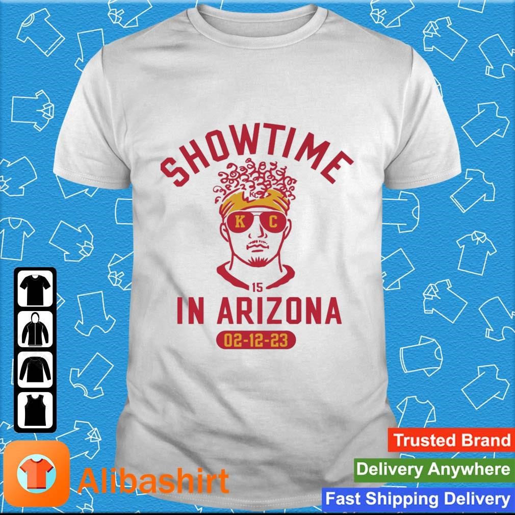 Official kansas City Chiefs Patrick Mahomes Showtime In Arizona 02-12-23 shirt