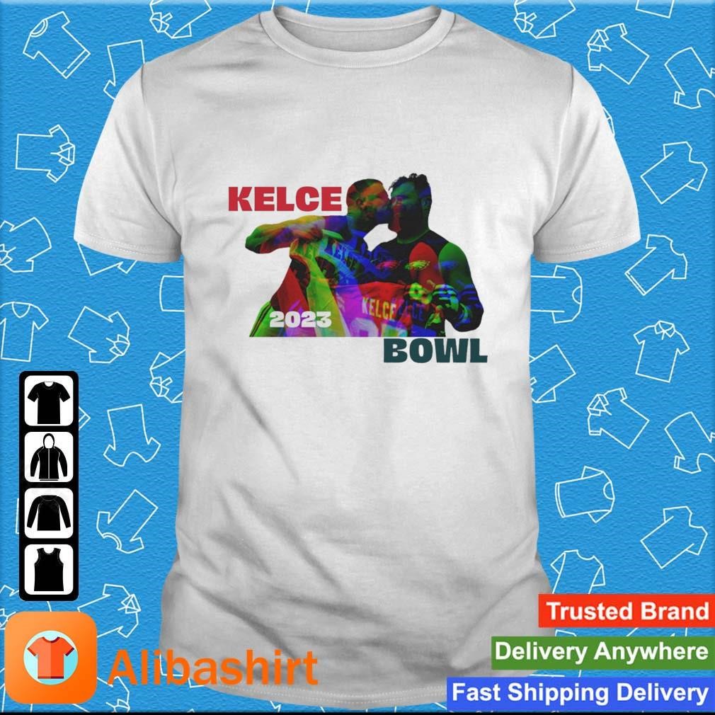 Original 2023 Super Bowl KELCE Bowl Kansas City Chiefs Vs Philadelphia Eagles shirt