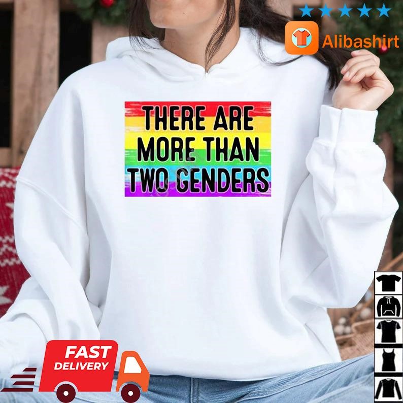 Original there Are More Than Two Genders LGHT Flag Shirt