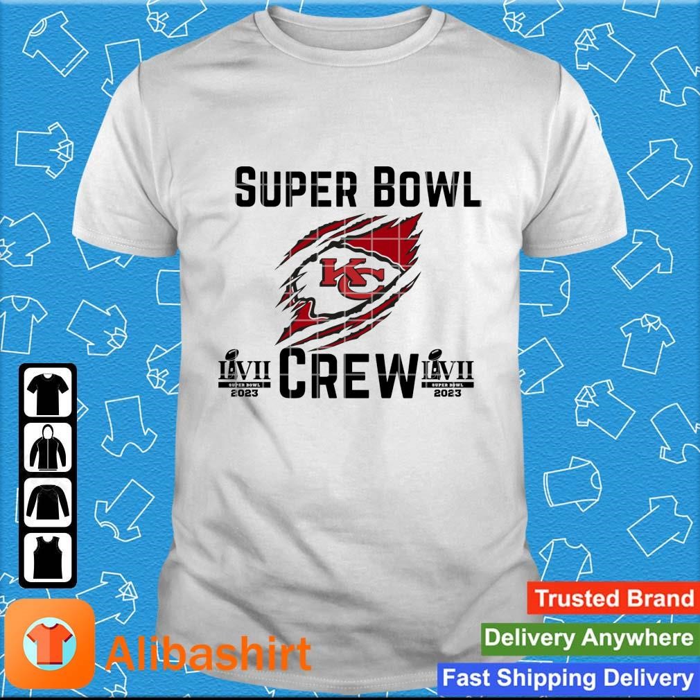 Top kansas City Chiefs Super Bowl LVII 2023 Crew shirt