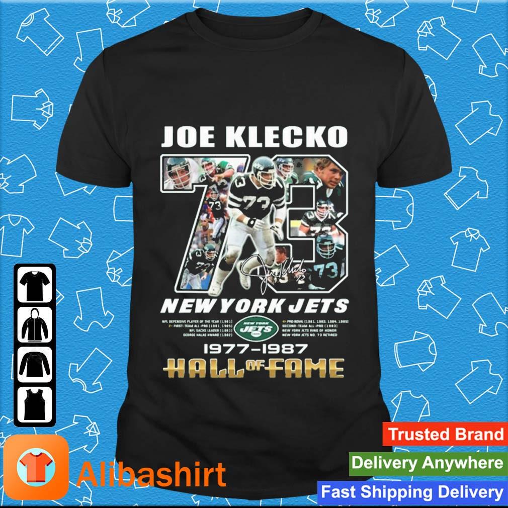 Joe Klecko New York Jets 1977 – 1987 Hall Of Fame Signature shirt