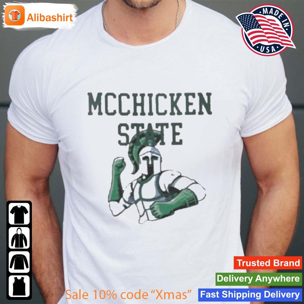 Michigan State Spartan MCChicken State Shirt