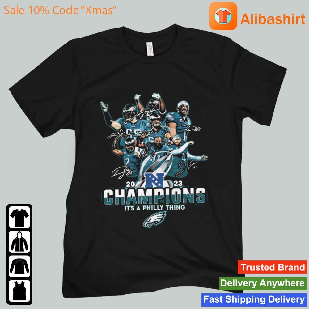 It's a Philly thing NFL Philadelphia Eagles Football Super Bowl LVI  Champions signatures shirt, hoodie, sweater, long sleeve and tank top