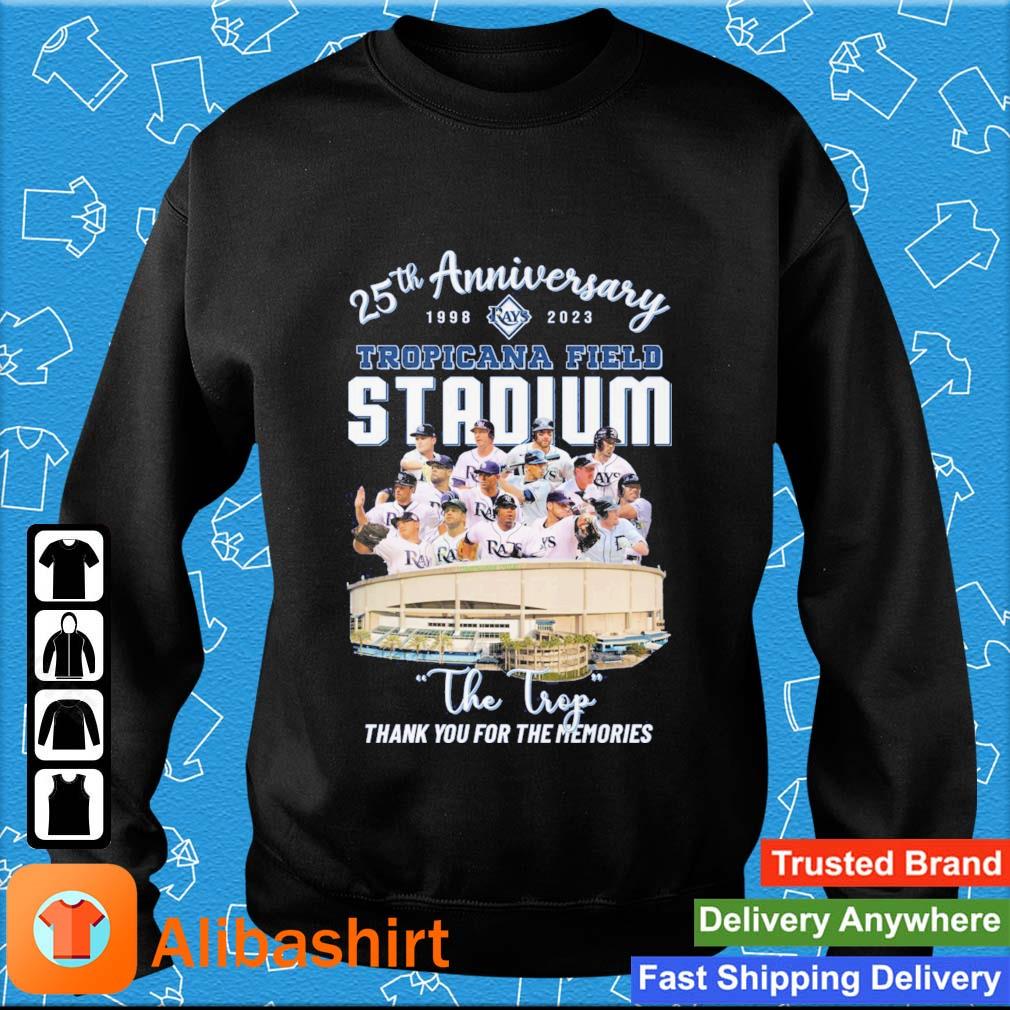 Tampa Bay Rays 25th Anniversary 1998-2023 Tropicana Field Shirt, hoodie,  sweater, long sleeve and tank top