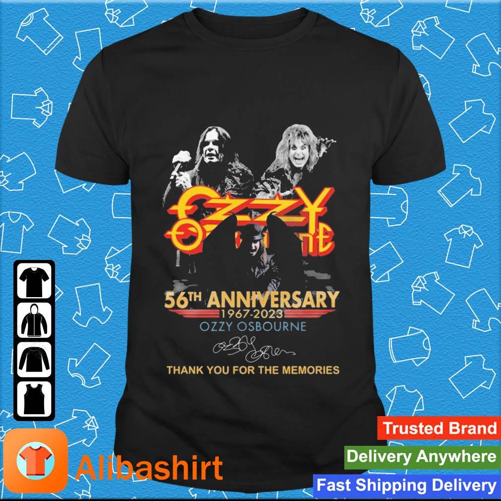 Thank You For The Memories Ozz 56th Anniversary 1967 – 2023 Signature Shirt