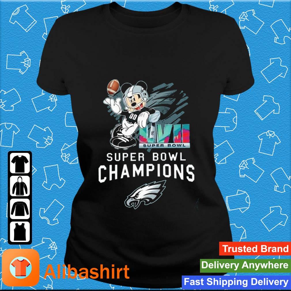 The Philadelphia Eagles Mickey Mouse 2023 Super Bowl LVII Champions shirt,  hoodie, sweater and long sleeve