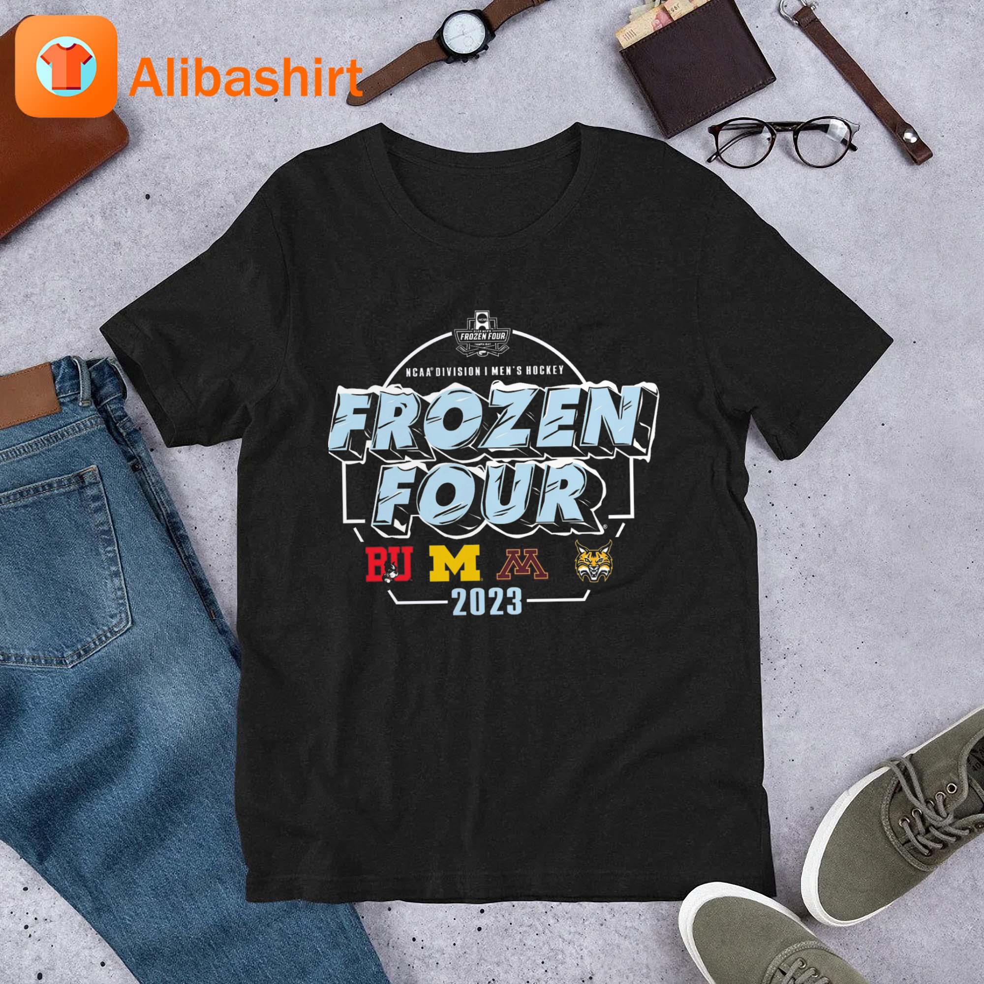 2023 NCAA Division I Frozen Four Men's Ice Hockey Tournament National Champions shirt