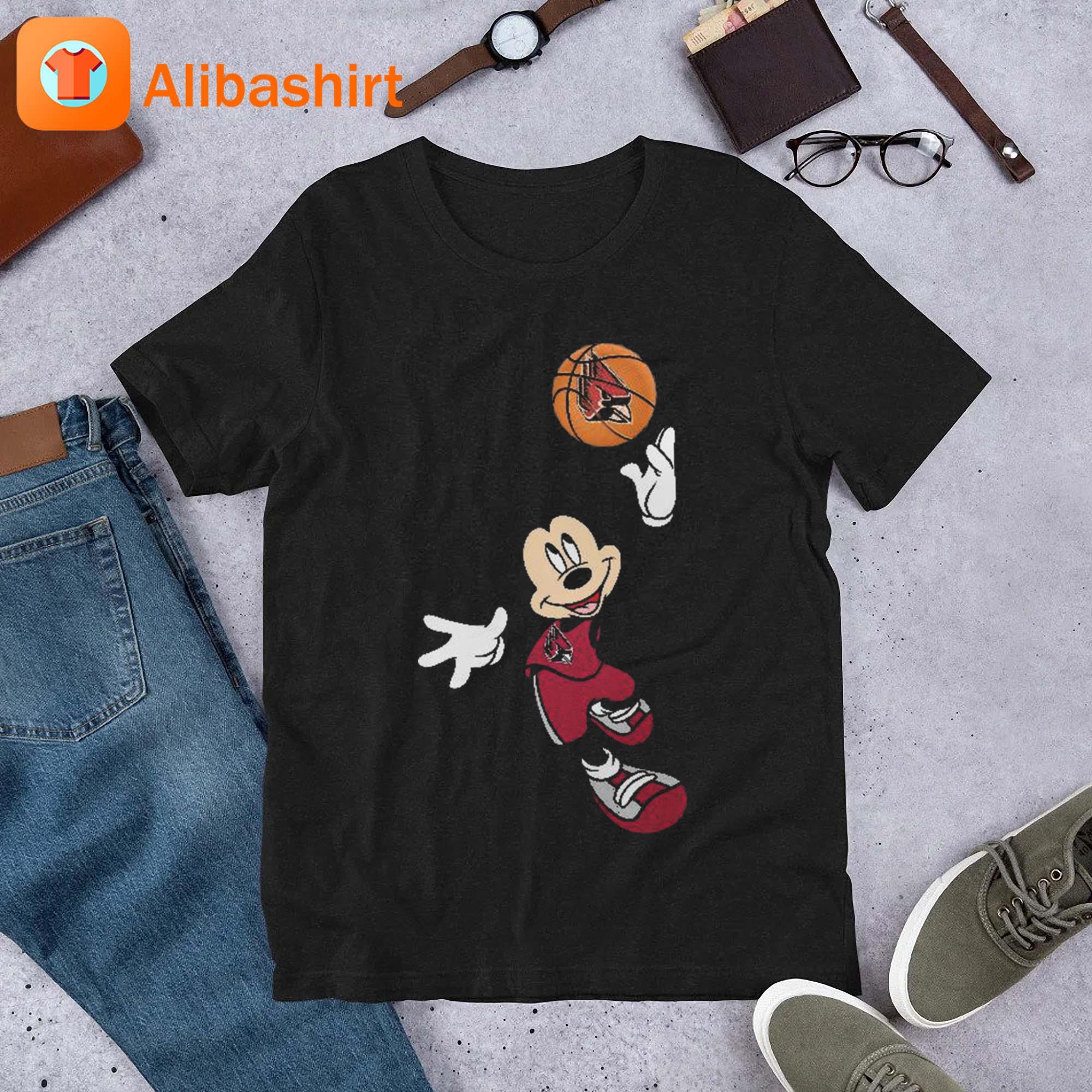 Ball State Cardinals Mickey Mouse March Madness 2023 Shirt