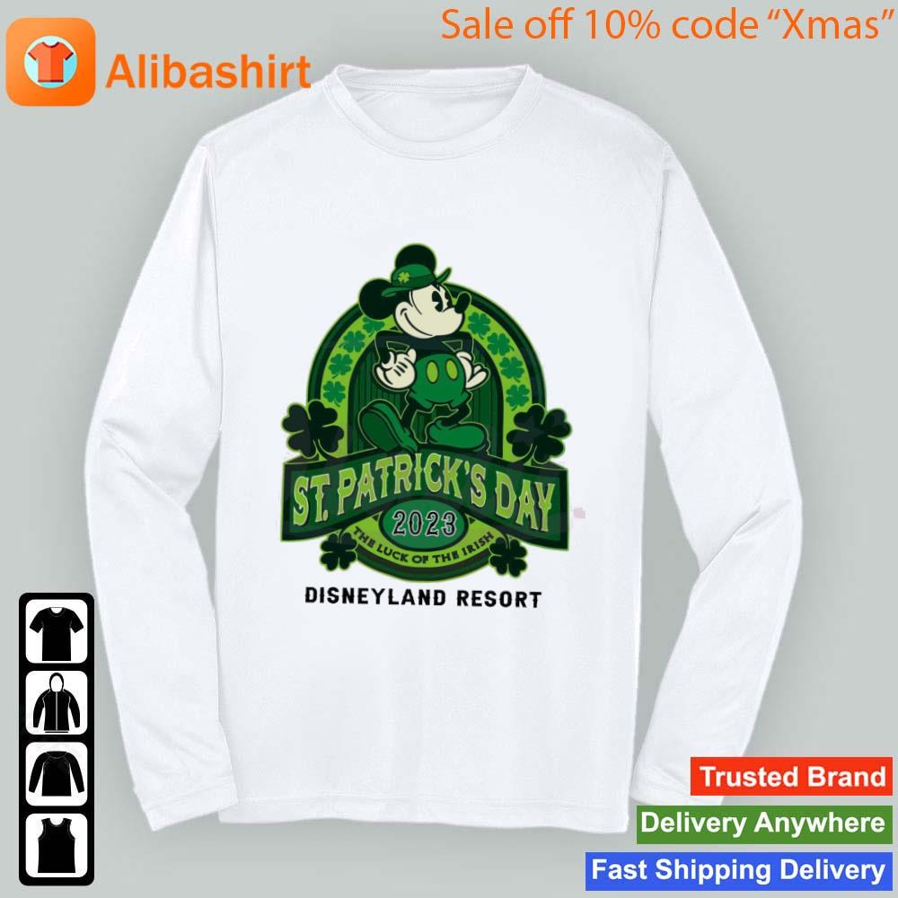 Disney Mickey St Patrick’s Day Retro Mickey 2023 Shirt Longsleeve t-shirt