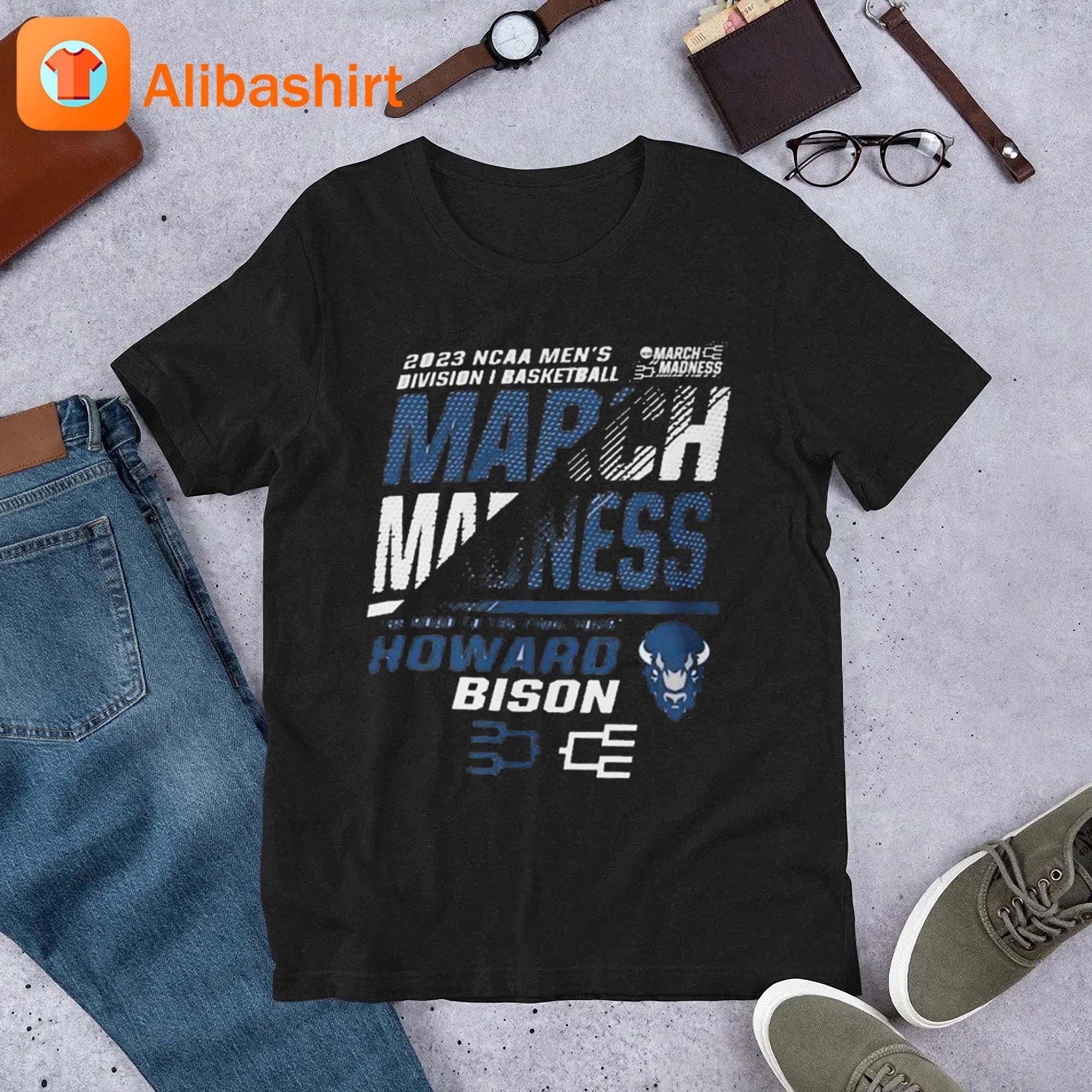 Howard Bison Men's Basketball 2023 Ncaa March Madness The Road To Final Four shirt