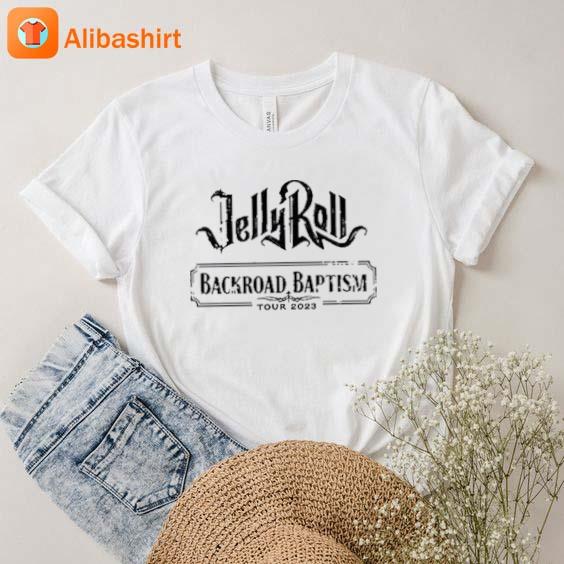 Jelly Roll Backroad Baptism 2023 Tour Shirt