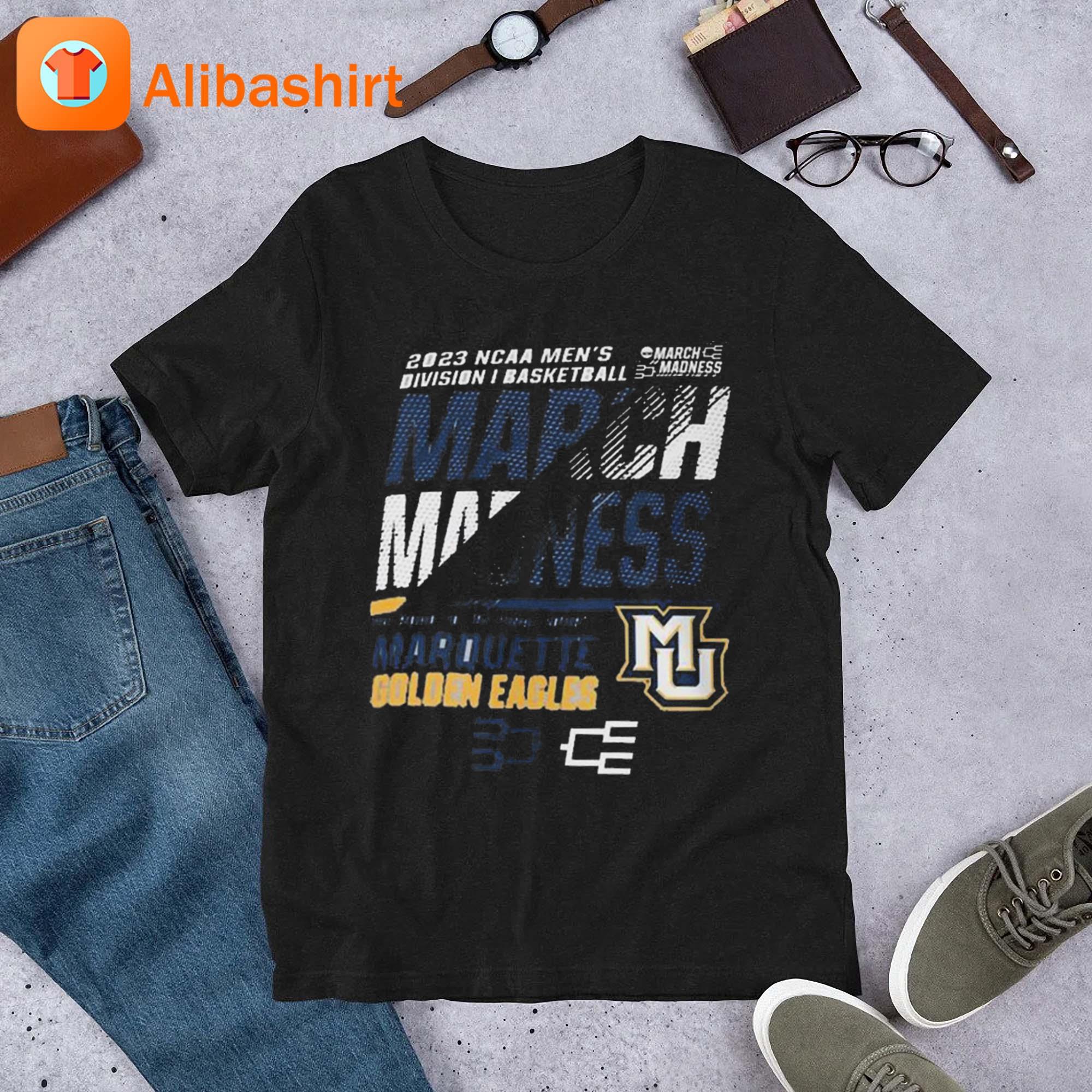 Marquette Golden Eagles Men's Basketball 2023 Ncaa March Madness The Road To Final Four shirt