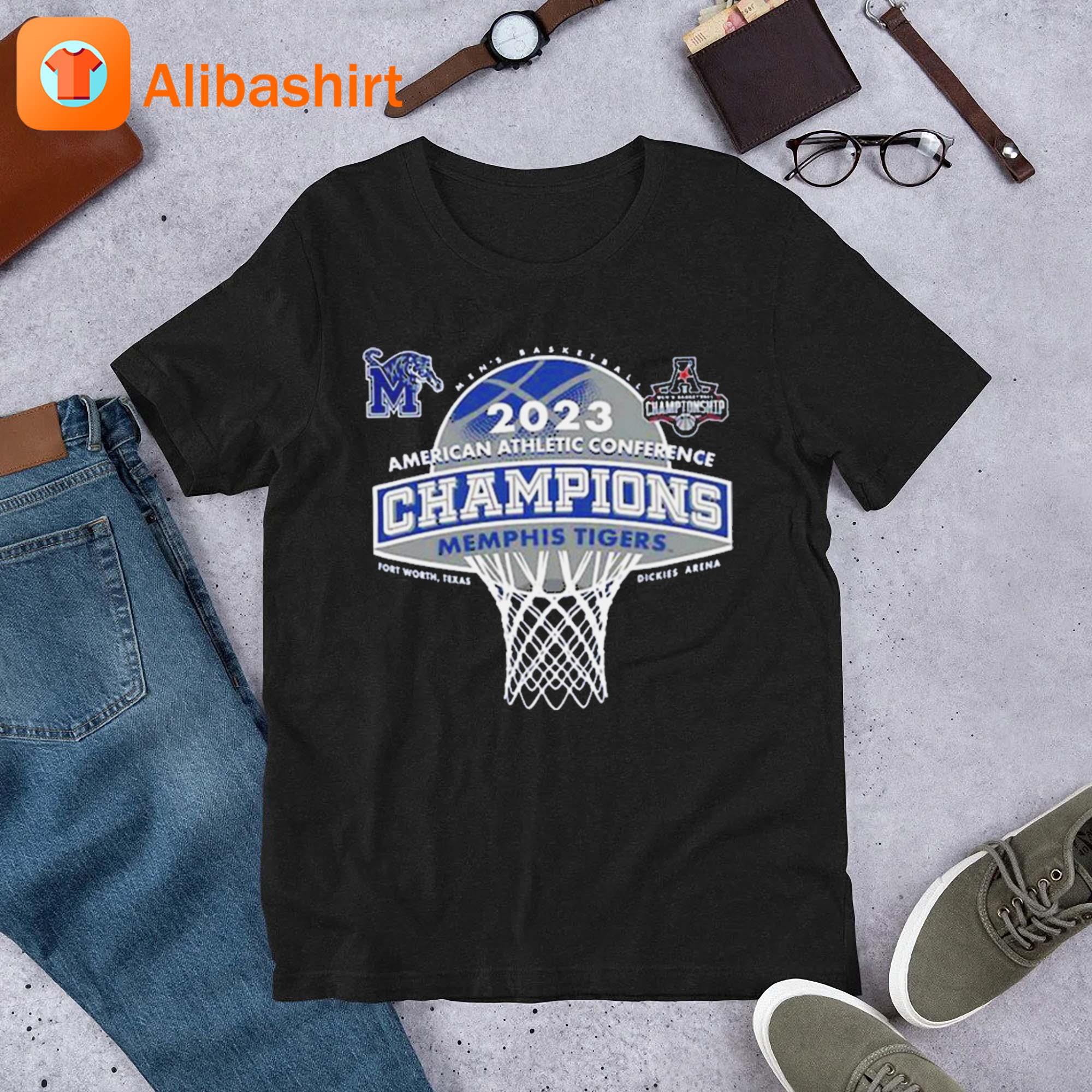 Memphis Tigers AAC Men’s Basketball 2023 Conference Tournament Champions Shirt
