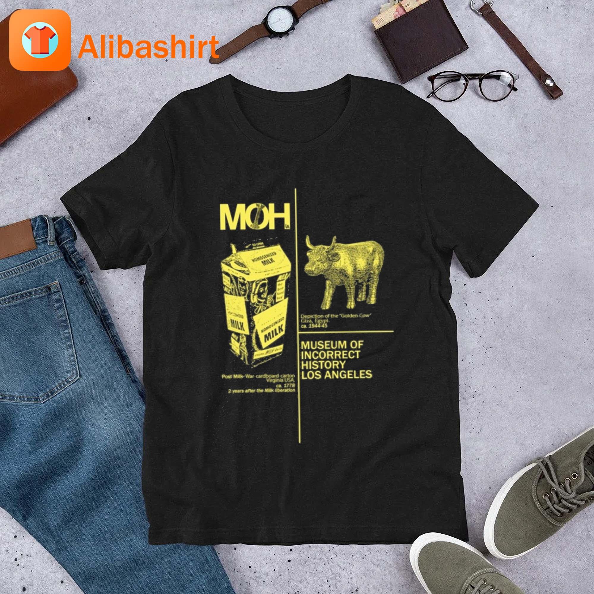 Museum Of Incorrect History Los Angeles Cow Artifact Shirt