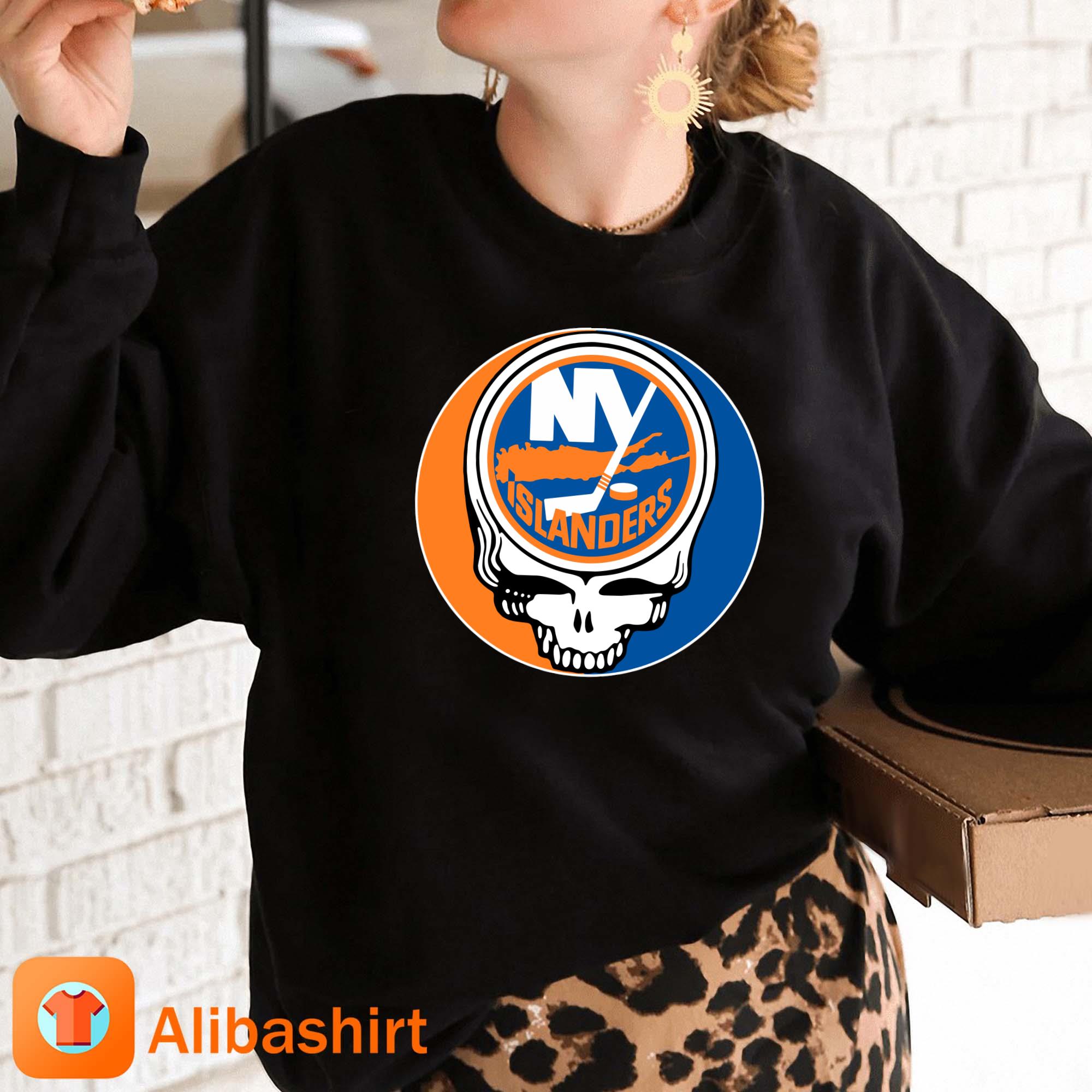 New York Islanders Grateful Dead Steal Your Face Hockey Nhl Shirt