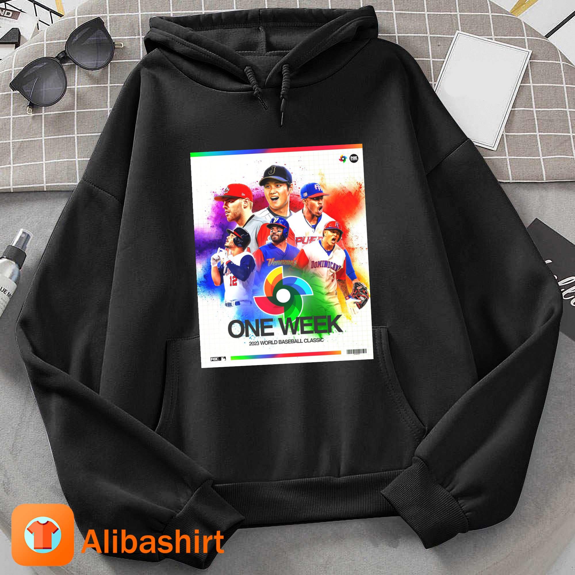 One Week 2023 World Baseball Classic shirt, hoodie, sweater, long