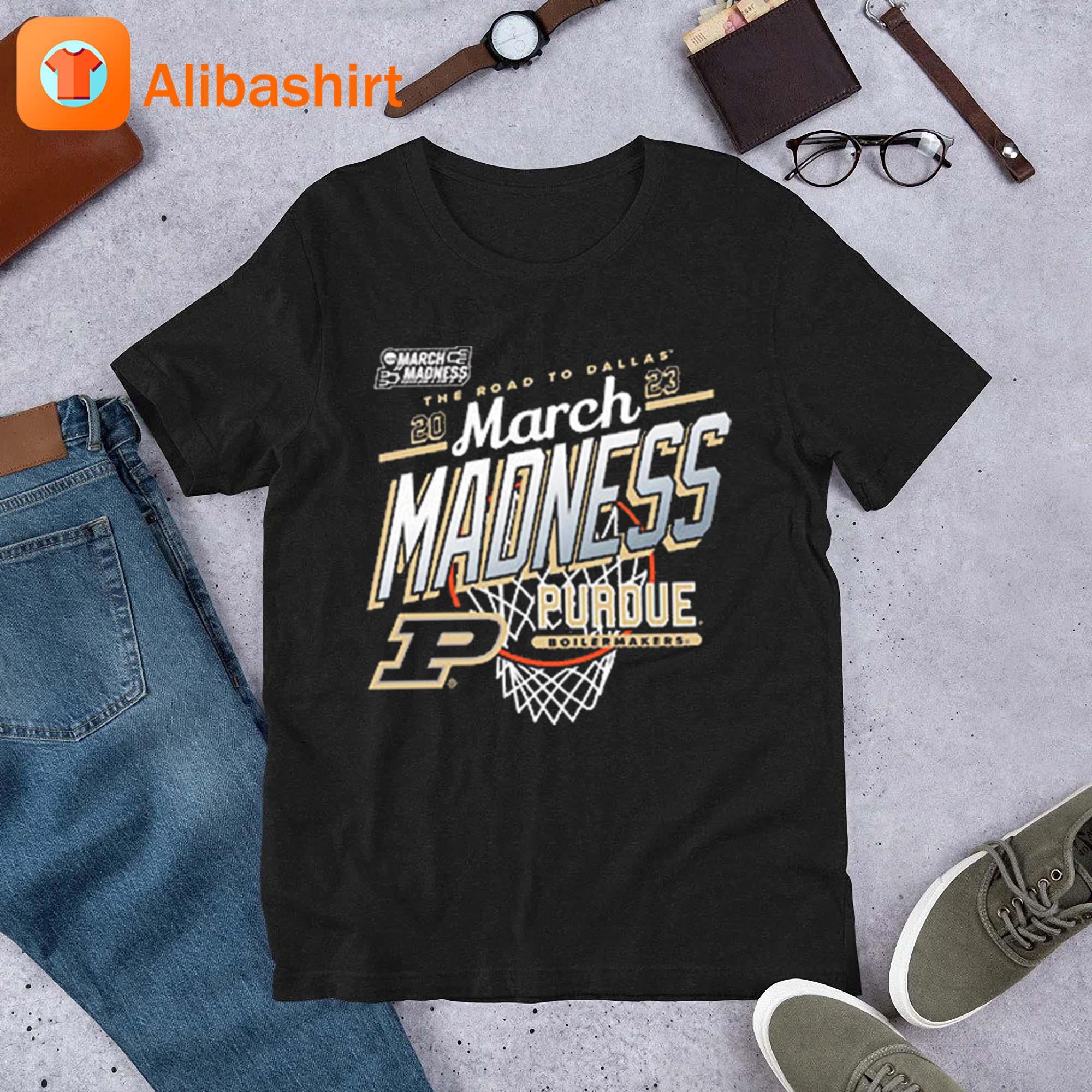 Purdue Boilermakers 2023 The Road To Dallas March Madness shirt